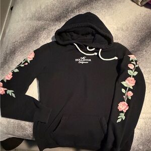 Hollister Black Jacket with Logo